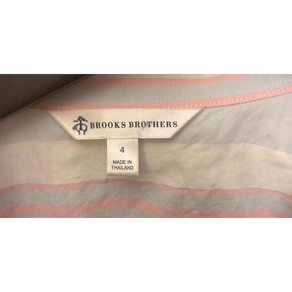 Brooks Brothers Plaid Button-Down Women's Size 4 - Picture 5 of 6